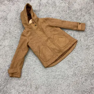 No jean 노진 숏코트 자켓 후드 부착 브라운(M