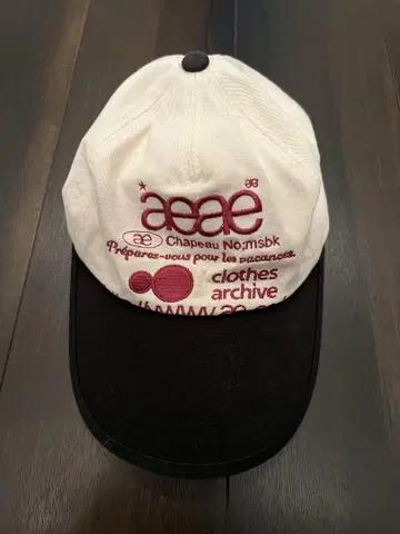 aeae 자수 로고 야구 모자