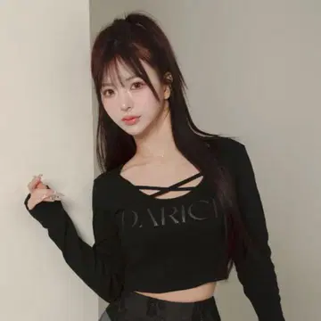 DARICH 크랙 로고 크로스 상의