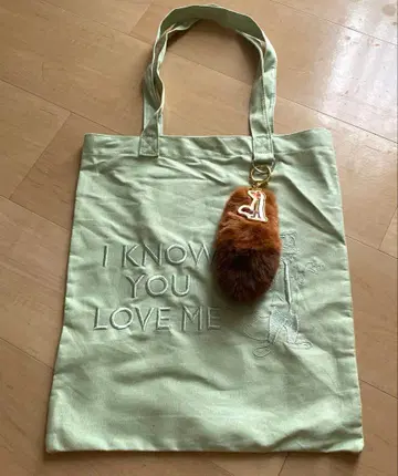 주토피아 닉 토트백 꼬리 키링