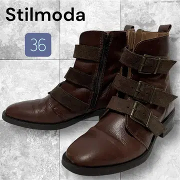 Stilmoda 숏부츠 벨트 조거부츠 23cm 가죽 천연 가죽