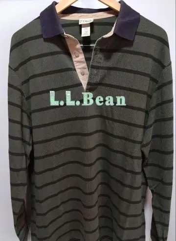 L.L.Bean 남성용 긴팔 피케 셔츠