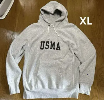 챔피온 USMA 후드티 리버스 위브 XL 파랑 택 복각