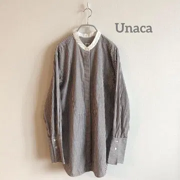Unaca 클레릭 롱 셔츠