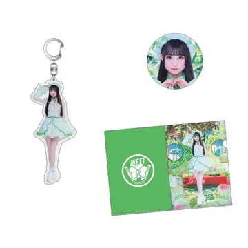 iLife! 와카바노아 아크릴 키링 캔뱃지 클리어 파일