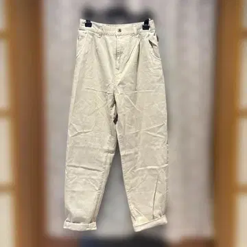 사만사 모스2 아이보리 캐주얼 팬츠