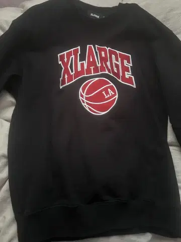 XLARGE 농구 프린트 맨투맨