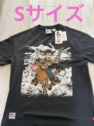 LEVI'S x Toy Story Boxy Tee Woody Black