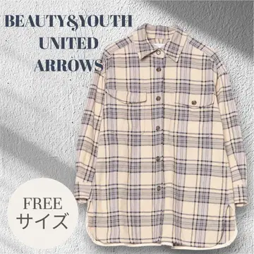 [ BEAUTY&YOUTH UNITEDARROWS ] FREE/체크/셔츠