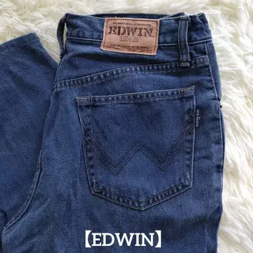 [ EDWIN ] 스트레이트 데님 팬츠 청바지 텐셀 블루