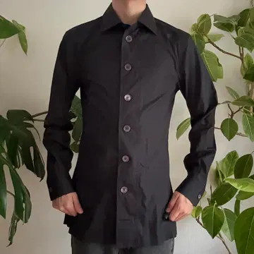 D&G 블랙 긴팔 버튼 셔츠