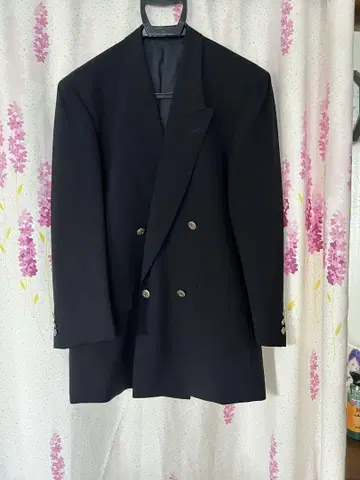 UP RENOMA 블랙 더블 브레스트 자켓 미사용 새상품