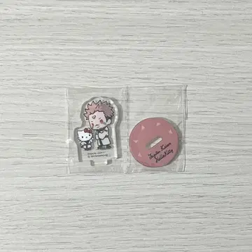 주술회전 산리오 블라인드 아크릴 스탠드 양면 스쿠나 헬로키티