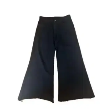black wide flare denim pants y2k archive