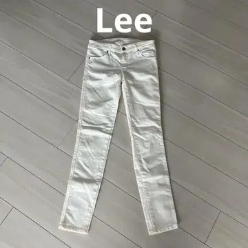 Lee LL0330 에드윈 화이트 스키니 데님 M 면