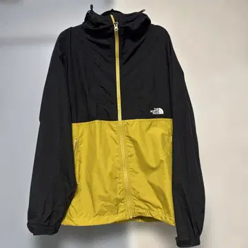 THE NORTH FACE 나일론 자켓 블랙/노랑