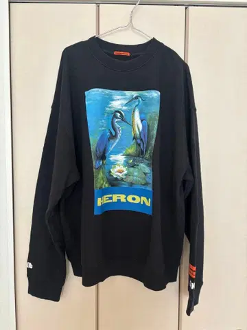 HERON PRESTON 맨투맨 블랙