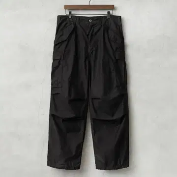 실물 미군 M-65 필드 카고 팬츠 카모플라쥬 DEEP BLACK 염색