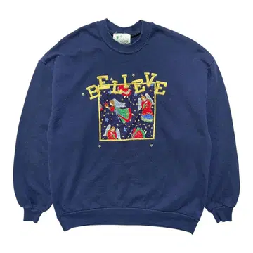 구제 의류 USA 90S 천사 빈티지 맨투맨 트레이닝복 자수