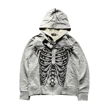 GLAD NEWS 본 프린트 후드티 Y2K