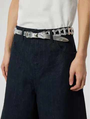 Simple Project Brainded Belt 실버 체인