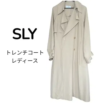 SLY 트렌치코트 여성용 베이지