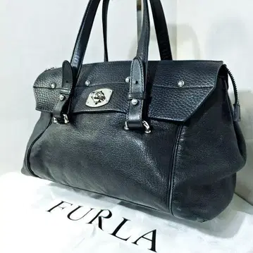 훌라 FURLA 가죽 핸드백 블랙