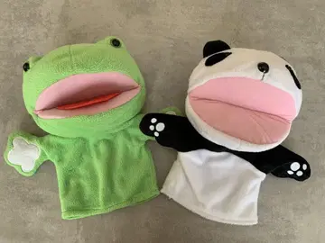 핸드퍼펫 퍼펫마펫 개구리 군 팬더 군 손가락 인형