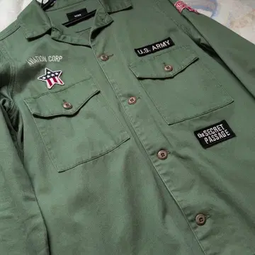U.S. ARMY 밀리터리 자켓 올리브 그린 구제 의류