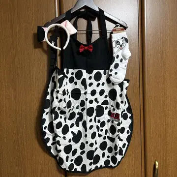 디즈니 101마리 달마시안 할로윈 머리띠 양말 분장 세트