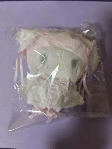 미사용 새상품 마이멜로디 마스코트 홀더 (화이트 프릴)