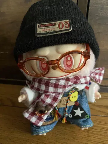 러브부 스타일 토끼 봉제 인형 본체와 의류, 잡화 5점 세트