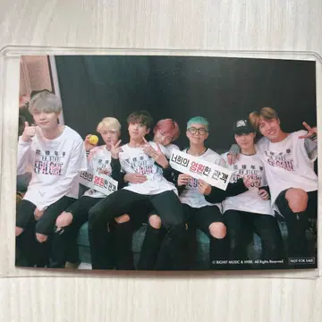 BTS MOVIE WEEKS 영화 화양연화 일본 한정판 입장 특전 엽서