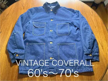 wrangler 빈티지 데님 커버올 60년대~70년대