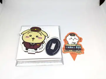 치이카와 (먼작귀) 한큐 기차 아크릴 스탠드 토끼 피크 포함