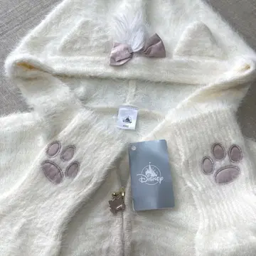 가격 인하 디즈니 스토어 마리 샤기 니트 후드티 프리 사이즈