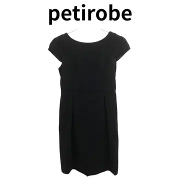 petirobe 프티로브 여성용 블랙 원피스 심플