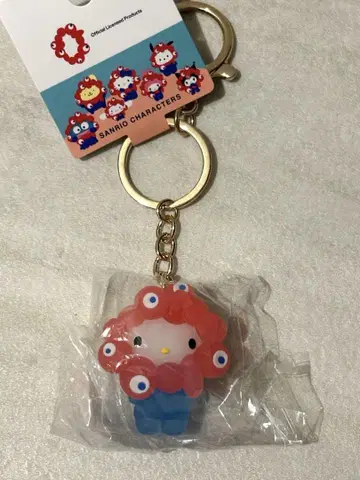 산리오 미야쿠미야쿠 클리어 키링 키티