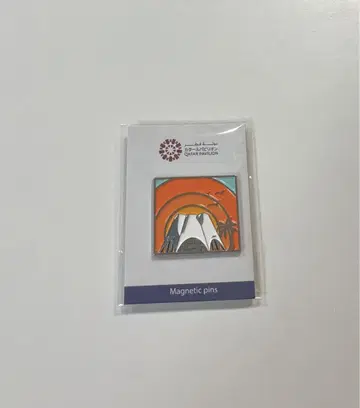 1 익명 새상품 오사카 만박 카타르관 한정판 핀 배지