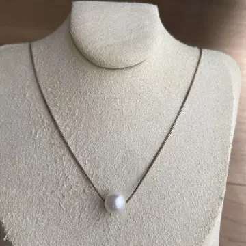 SILVER 925 펄 목걸이 핑크 골드 컬러