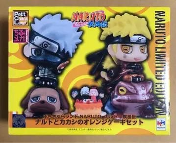 NARUTO 푸치캐러랜드 나루토와 카카시 오렌지 케이크 세트 한정판