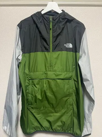 THE NORTH FACE 마운틴 후드티 L 그린/그레이
