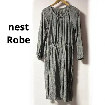 nest Robe 꽃무늬 원피스 코튼 실크