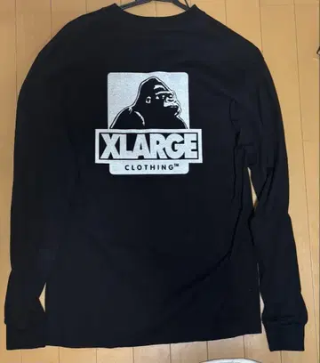 XLARGE 블랙 긴팔 셔츠