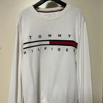 TOMMY HILFIGER 화이트 트레이닝복 M 사이즈