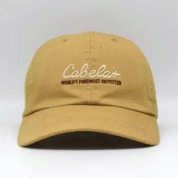 Cabela's 카벨라스 자수 캡 아웃도어 머스타드 구제 의류 로고