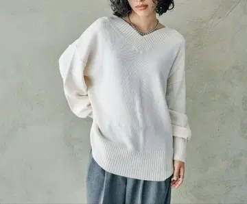 렙심 7게이지 V넥 풀오버