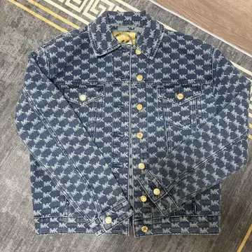 새상품 MICHAEL KORS MK 로고 데님 자켓 S