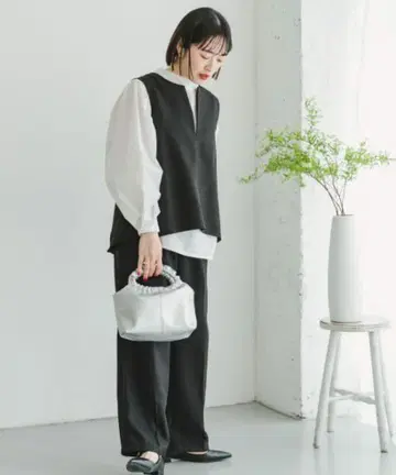 URBAN RESEARCH ITEMS 플레어 상의 x 이지 팬츠 세트