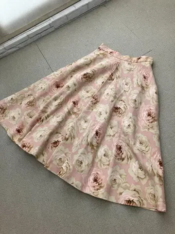 ( K09251 ) Leur Logette 플라워 꽃무늬 스커트 로즈 1
